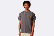 Camiseta Carhartt WIP American Script T-shirt Porphyry para hombre